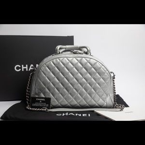 ❌❌sold❌❌CHANEL Quilted Calfskin Large Bowling Bag